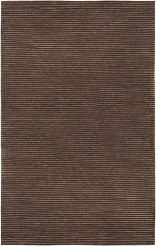 Surya Mugal IN-8243 Chocolate Hand Knotted Area Rug 5' X 8'