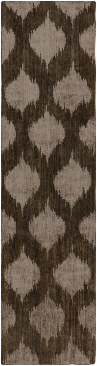 Surya Mugal IN-8606 Chocolate Area Rug 2'6'' x 10' Runner