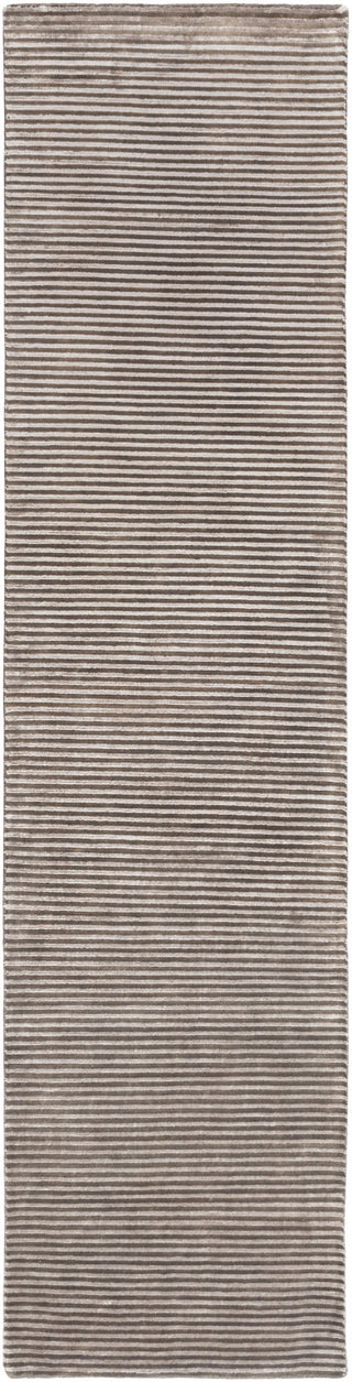 Surya Mugal IN-8608 Charcoal Area Rug 2'6'' x 10' Runner