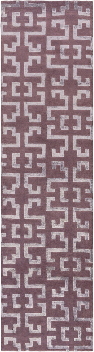 Surya Mugal IN-8612 Eggplant Area Rug 2'6'' x 10' Runner