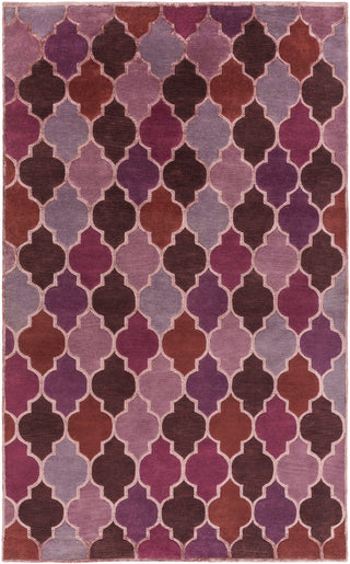 Surya Mugal IN-8614 Mauve Area Rug 5' x 8'