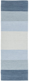 Chandra India IND-2 Blue Area Rug Runner