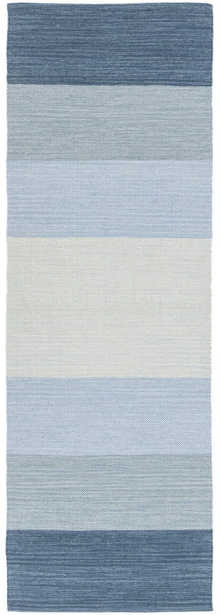 Chandra India IND-2 Blue Area Rug Runner