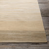 Chandra India IND-4 Taupe/Beige Area Rug Corner Shot