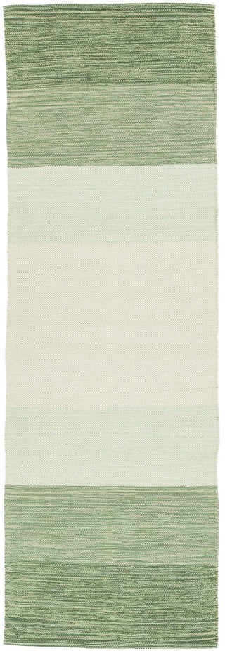 Chandra India IND-5 Green/Cream Area Rug Runner