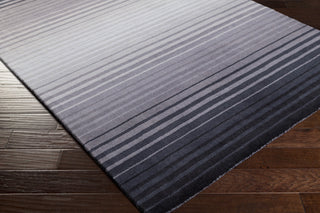 Surya Indus Valley IND-108 Gray Hand Loomed Area Rug 5x8 Corner