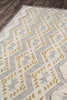 Momeni Indio IND-1 Grey Area Rug by Novogratz Corner Image Feature