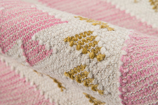 Momeni Indio IND-1 Pink Area Rug by Novogratz Pile Image