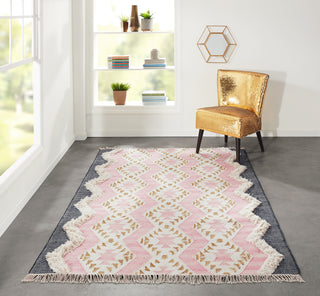 Momeni Indio IND-1 Pink Area Rug by Novogratz