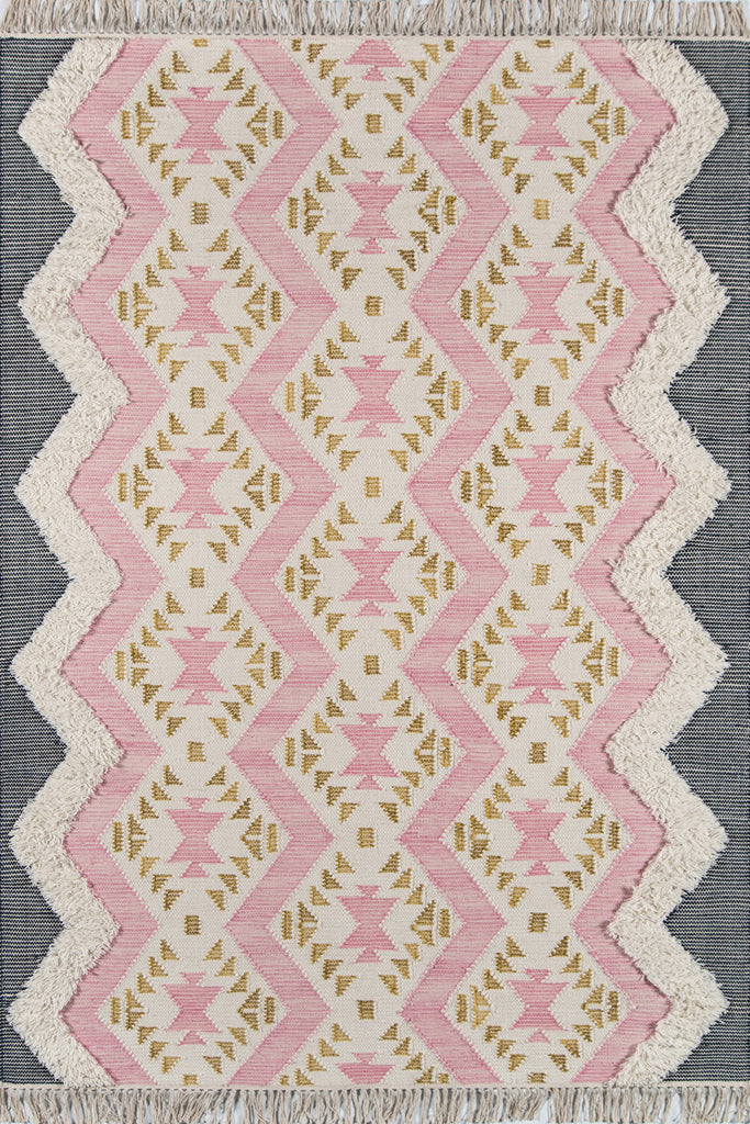 Momeni Indio IND-1 Pink Area Rug by Novogratz main image