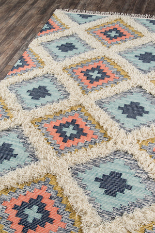 Momeni Indio IND-2 Multi Area Rug by Novogratz Corner Image