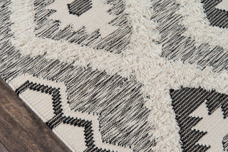 Momeni Indio IND-5 Black Area Rug by Novogratz Close up