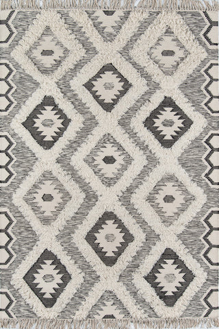 Momeni Indio IND-5 Black Area Rug by Novogratz main image