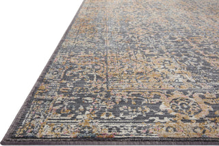 Loloi Indra INA-05 Graphite/Sunset Area Rug Corner Image