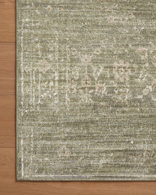 Loloi Indra INA-06 Sage/Natural Area Rug Corner Image