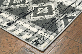 LR Resources Infinity 81306 Gray/Antracite Area Rug Alternate Image