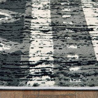 LR Resources Infinity 81306 Gray/Antracite Area Rug Alternate Image