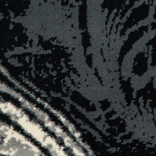 LR Resources Infinity 81307 Black / Antracite Area Rug Alternate Image