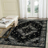 LR Resources Infinity 81308 Black Gray Area Rug Alternate Image Feature