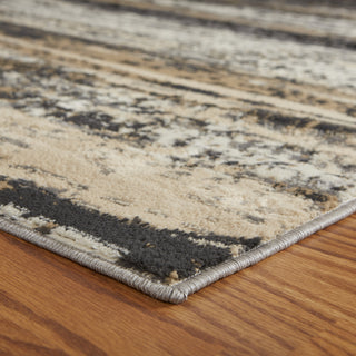 LR Resources Infinity 81313 Gray / Black Area Rug Alternate Image