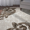 LR Resources Infinity 81315 Light Beige/White Area Rug Alternate Image Feature
