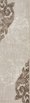 LR Resources Infinity 81315 Light Beige/White Area Rug 