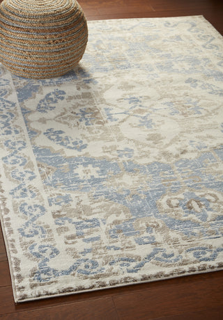 LR Resources Infinity 81317 White/Light Blue Area Rug Alternate Image