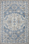 LR Resources Infinity 81317 White/Light Blue Area Rug 
