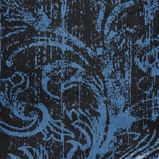 LR Resources Infinity 81318 Black/Sky Blue Area Rug Alternate Image