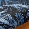 LR Resources Infinity 81318 Black/Sky Blue Area Rug Alternate Image