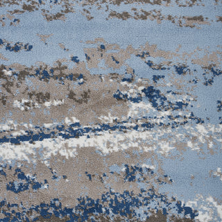 LR Resources Infinity 81319 L Blue / S Area Rug Alternate Image