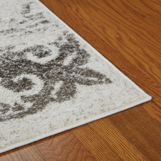 LR Resources Infinity 81333 Gardenia/Walnut Area Rug Alternate Image