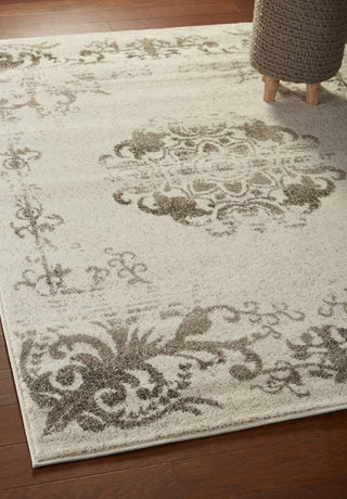 LR Resources Infinity 81333 Gardenia/Walnut Area Rug Alternate Image