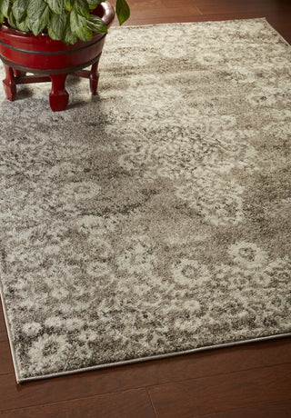 LR Resources Infinity 81334 Stone/Gardenia Area Rug Alternate Image Feature