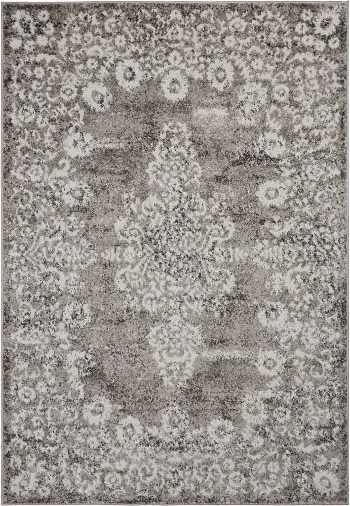 LR Resources Infinity 81334 Stone/Gardenia Area Rug main image