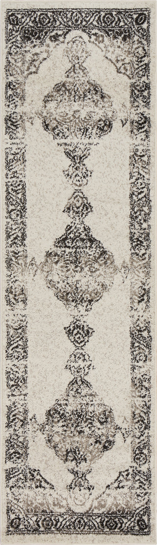 LR Resources Infinity 81335 Gardenia/Walnut Area Rug 