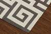 Dalyn Infinity IF1 Pewter Area Rug Closeup