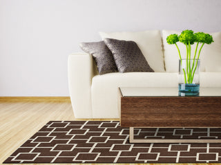 Dalyn Infinity IF4 Mocha Area Rug Lifestyle Image Feature