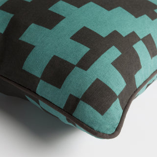 Artistic Weavers Inga Puzzle Teal/Black Detail