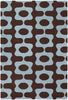 Chandra Inhabit INH-21601 Blue/Brown Area Rug main image
