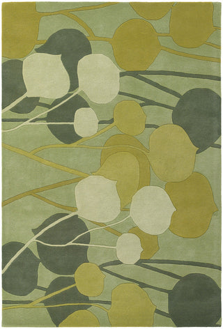 Chandra Inhabit INH-21603 Green Area Rug main image