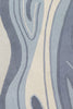 Chandra Inhabit INH-21615 Blue/Grey/White Area Rug Close Up