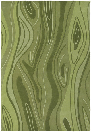 Chandra Inhabit INH-21617 Green Area Rug main image