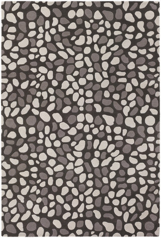 Chandra Inhabit INH-21618 Charcoal/Grey/White Area Rug main image