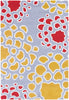 Chandra Inhabit INH-21628 Grey/Gold/Red/White Area Rug main image