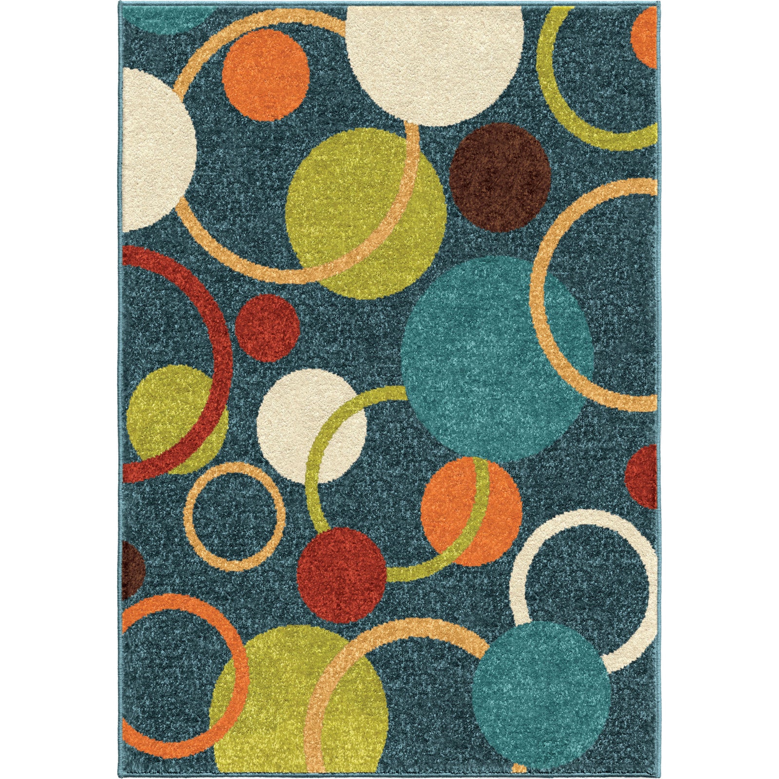 Orian Rugs Innocence Circles in the Sky Blue Area Rug main image