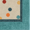 Orian Rugs Innocence Rainbow Rain Multi Area Rug Close Up