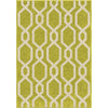 Orian Rugs Innocence Cascades Lime Green Area Rug main image