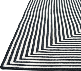 Loloi In/Out IO-01 Black Area Rug Round Image Feature