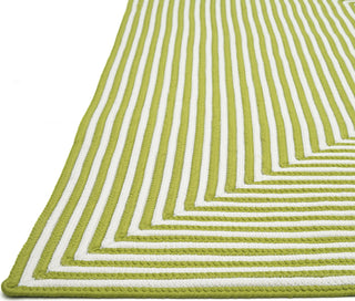 Loloi In/Out IO-01 Lime Area Rug Corner Shot